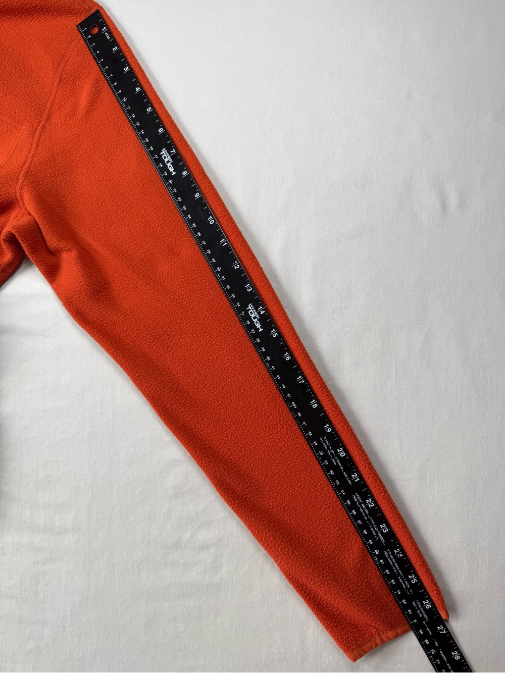 The North Face Orange Full Zip Fleece Jacket Men’s Large - Picture 10 of 12